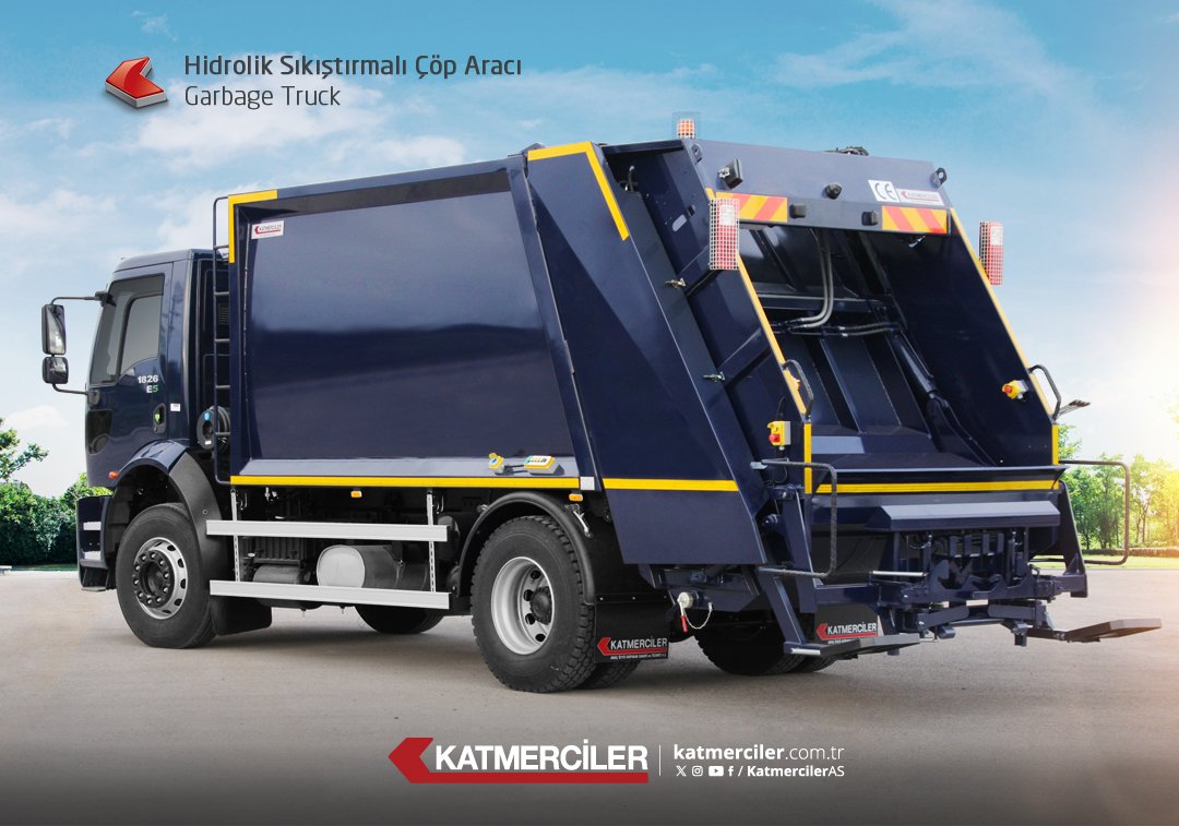 KatmercilerAS's tweet photo. Hidrolik Sıkıştırmalı Çöp Aracı / Garbage Truck
#Katmerciler #çöparaçları #çöpkamyonu #garbagetrucks #çevrearaçları #environmentaltrucks #environment #wastecompactor #garbagecompactor #refusetrucks #wastetransfer #semitrailer #wastemanagement #refusecollection #recycling #trashtruck #rubbishtruck #binwagon #binlorry #binvan #wastecollectionvehicle #refusecollectionvehicle #rearloaders #hydraulicallypoweredmechanism #hydraulicpress #municipalwaste #commercialvehicles #commercialtrucks
