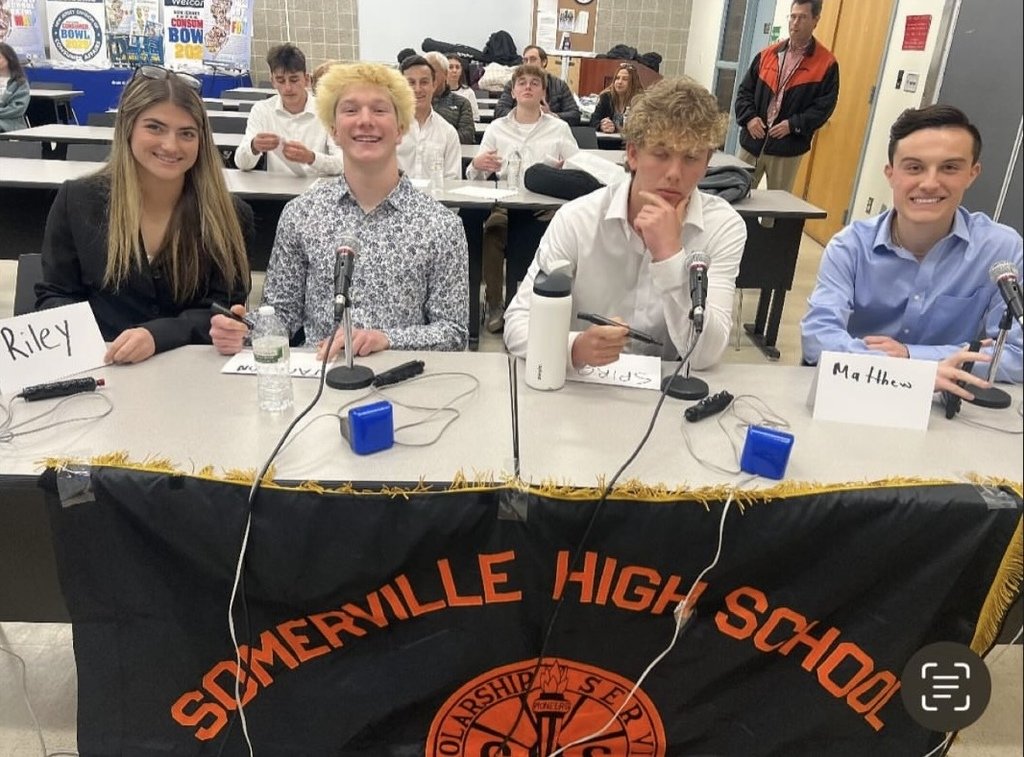 Somerville High School (@somervillehsnj) on Twitter photo Huge shout-out to our amazing Consumer Bowl team Riley Desarno, Jackson Przybylski, Jack Bloomstein, Spiro Tsilimidos, William Emanuelo, Mathew Emanuelo, & Kelan Vitali. They showcased their consumer knowledge & represented SHS at the NJ Regional Consumer Bowl Championship on 4/8 Huge shout-out to our amazing Consumer Bowl team Riley Desarno, Jackson Przybylski, Jack Bloomstein, Spiro Tsilimidos, William Emanuelo, Mathew Emanuelo, & Kelan Vitali. They showcased their consumer knowledge & represented SHS at the NJ Regional Consumer Bowl Championship on 4/8