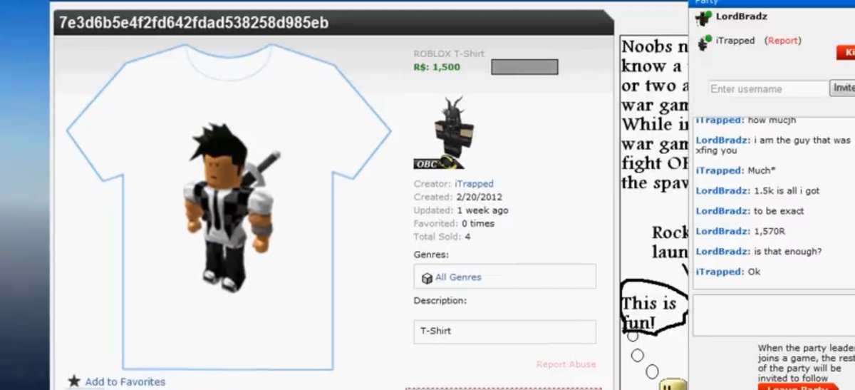 Dynabroth's tweet photo. Here’s an image showing two avatars iTrapped used to wear. Since most of Isaac’s outfits on that account are lost to time. https://t.co/8s4SrM4erB
