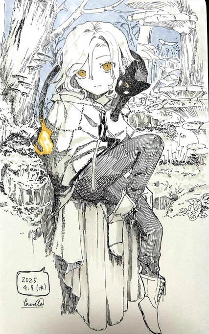 今朝というか今日の落書き 