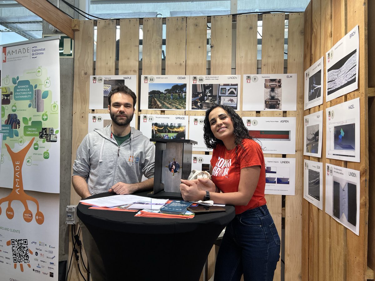 amade_udg's tweet photo. 🚀 Great experience at the 26th Fòrum Industrial at @EPSUdG!
Our PhD students are at the AMADE booth, engaging with future engineers and sharing research &amp; study opportunities at AMADE. Come say hi! 👋
🎓 https://t.co/yFKVWVdUiq
 🎓https://t.co/p6mqMP1mdH https://t.co/bGxULkKzUz