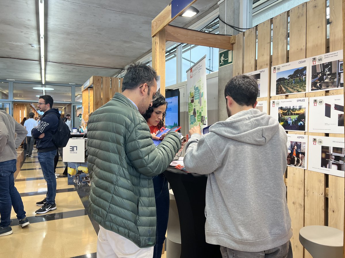 amade_udg's tweet photo. 🚀 Great experience at the 26th Fòrum Industrial at @EPSUdG!
Our PhD students are at the AMADE booth, engaging with future engineers and sharing research &amp; study opportunities at AMADE. Come say hi! 👋
🎓 https://t.co/yFKVWVdUiq
 🎓https://t.co/p6mqMP1mdH https://t.co/bGxULkKzUz
