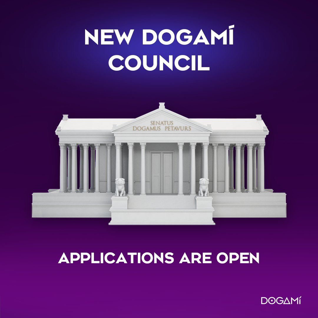 🚨 Applications for the new DOGAMÍ Council are now OPEN!

We’re building a lean, expert-driven team of community members to lead key areas of the project—working directly with the core team &amp; DAO. 🧠🐾

Apply now 👇
🔗forms.gle/2gMkisGKE91eFc…