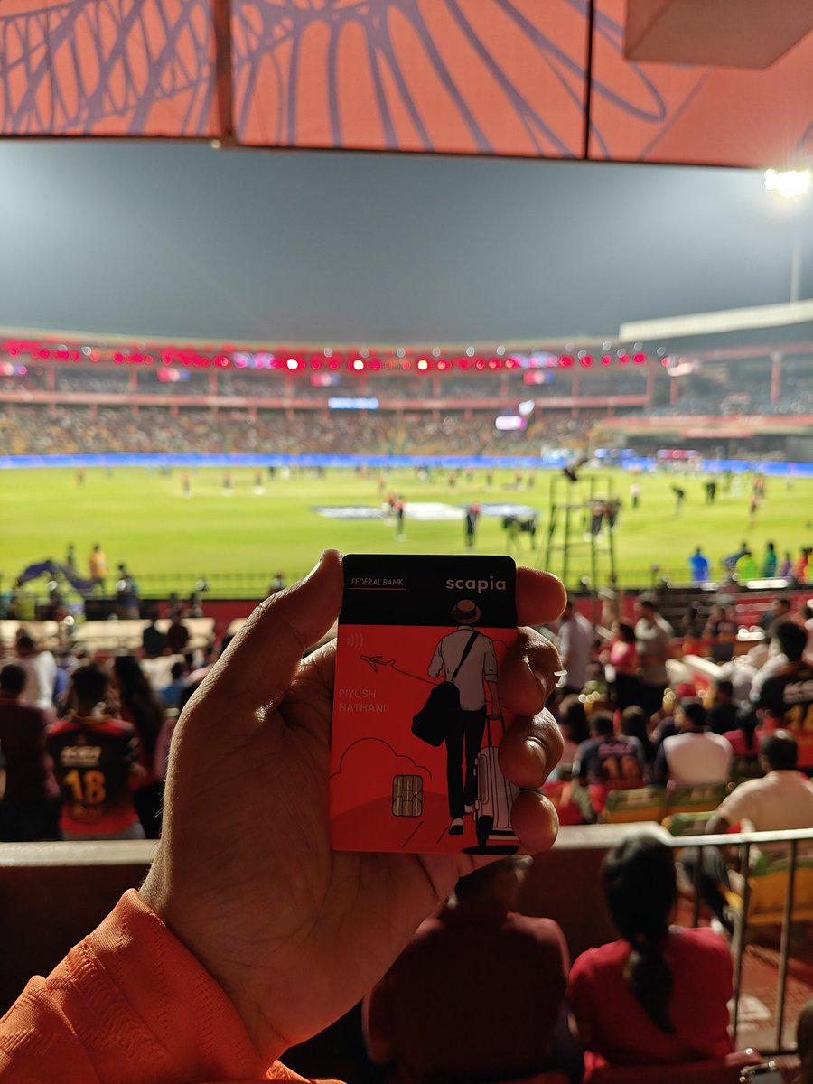 So I was among the first ones to get the chance to be part of the Scapia Royal Access Squad to watch the RCB vs GT IPL match.
And let me tell you… it was unreal!
#getscapia #IPL2025 

<a href="/getscapia/">Scapia</a>