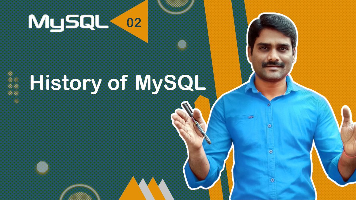 ManjunathChidre's tweet image. History of MySQL - MySQL Tutorial 02 🚀
► youtu.be/6JVd5hUxf8M?si…
MySQL Tutorials Playlist:
► youtube.com/playlist?list=…
#MySQL #MySQLTutorial #HTML #CSS #JavaScript #WebDesign #WebDevelopment #WebsiteDesign #WebsiteDevelopment #Design #Multimedia