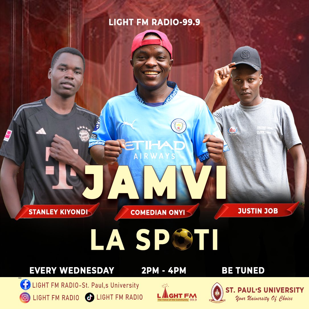 lightfmradio's tweet image. Wikendi imekua na michezo moto moto!!🔥
MAONI YAKO KUHUSU MCHEZO WA ARSENAL NA REAL MADRID NI YEPI??
JAMVI LA SPOTI IKO LIVE SAI NDANI YA LIGHTFM 

#lightfm 
#spustudios 
#jamvilaspoti