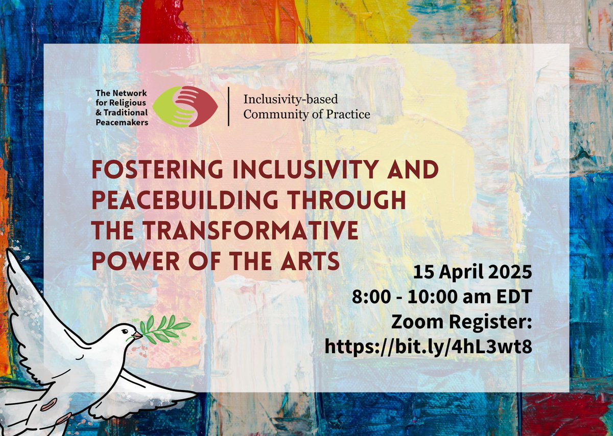 🤩 I'm thrilled to be a panelist on the #1st #InclusivityCoP discussion on exploring the transformative power of arts in fostering inclusivity &amp; peace building! 

Join me on:- 
 📆: Tue April 15th - at;
⏰: 3:00pm EAT - Register;👇🏾
🔗: buff.ly/8PZg1zA 

#PoetryForPeace