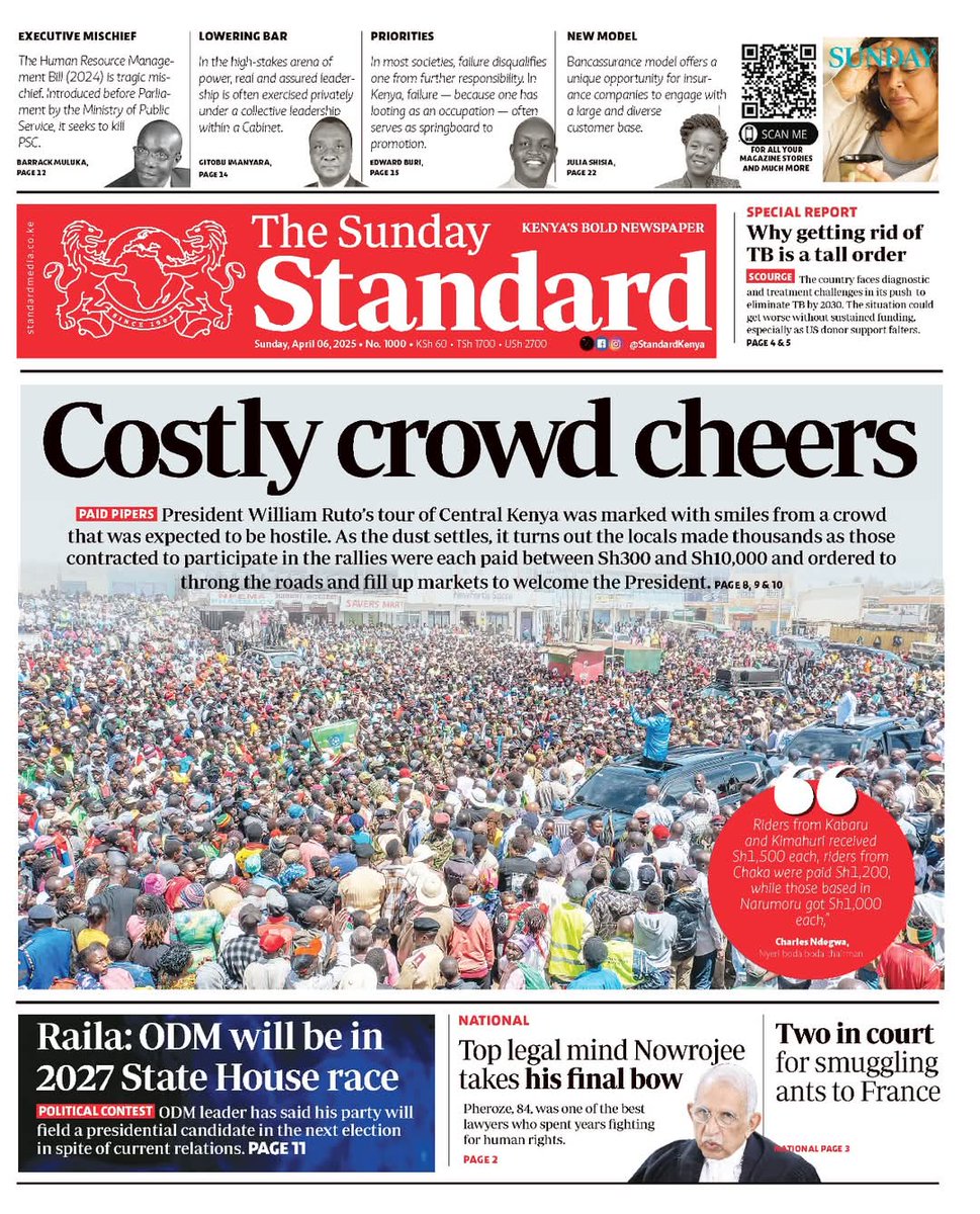 RIDICULOUSNAYAH's tweet photo. Mr. President, Your Excellency William Samoei Ruto, you campaigned with the elegance of poetry but now govern through the prose of deception. 

What you forget is this: Kenyans do not fear your government. 

It is you who should fear 2027. 

The ballot box remembers everything. 

The people will not forget the lies, the propaganda, the betrayal.