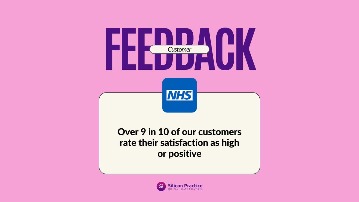 We streamline #patientaccess with:

💻 Foundation Websites – #NHScompliant &amp; user friendly
📊 FootFall – Reducing admin &amp; managing demand
📱 Healthcare Apps – No more missed calls or lost letters!

🔗 See our feedback: bit.ly/3FOAhIh

#DigitalHealth #PrimaryCare
