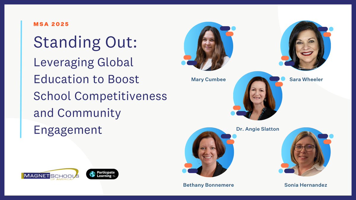 Participate Learning (@participatelrng) on Twitter photo Today’s the day! 🎉 Join us at 11:10 a.m. at #MSA2025 for Standing Out—a breakout session featuring our incredible Global Leaders partners from <a href="/SOEGMLR5/">Seven Oaks Elementary</a> and <a href="/WestOxford/">WestOxford</a>.
You’ll hear how global education is driving enrollment, deepening community connections, and building school Today’s the day! 🎉 Join us at 11:10 a.m. at #MSA2025 for Standing Out—a breakout session featuring our incredible Global Leaders partners from <a href="/SOEGMLR5/">Seven Oaks Elementary</a> and <a href="/WestOxford/">WestOxford</a>.
You’ll hear how global education is driving enrollment, deepening community connections, and building school
