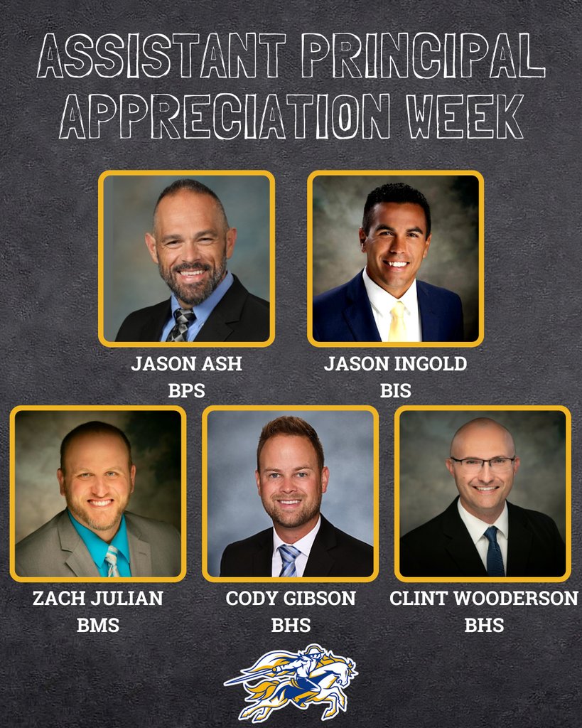 It is Assistant Principal Appreciation Week! We are incredibly fortunate to have these outstanding leaders serving our district! #OneLiberator