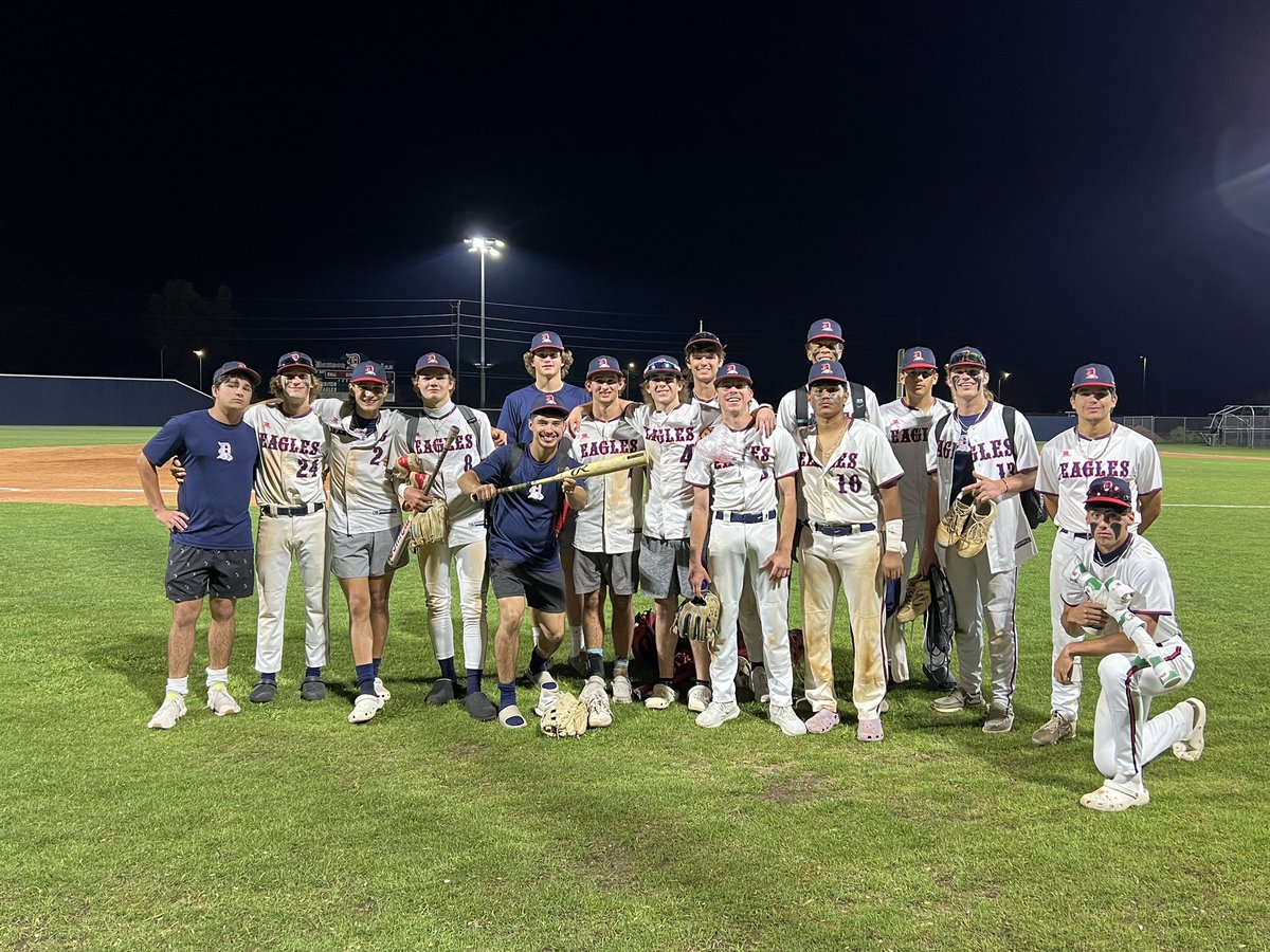DawsonEaglesBaseball (@dawson_baseball) on Twitter photo After 12 innings, Dawson came out on top against Alvin. Great TEAM win by your Eagles.
<a href="/garritt_romero6/">Garritt</a> went 8IP 5K 1BB 0ER 2H
<a href="/dyment1_jack/">Jack Dyment</a> got the win 4IP 5K 0BB 1H
<a href="/brandon/">Brandon Arvanaghi 🐱</a>.gutierrez.07_ hit into a fielders choice to score the game ending run
Thank you <a href="/FiveToolTexas/">✭Five Tool Texas✭</a> for After 12 innings, Dawson came out on top against Alvin. Great TEAM win by your Eagles.
<a href="/garritt_romero6/">Garritt</a> went 8IP 5K 1BB 0ER 2H
<a href="/dyment1_jack/">Jack Dyment</a> got the win 4IP 5K 0BB 1H
<a href="/brandon/">Brandon Arvanaghi 🐱</a>.gutierrez.07_ hit into a fielders choice to score the game ending run
Thank you <a href="/FiveToolTexas/">✭Five Tool Texas✭</a> for