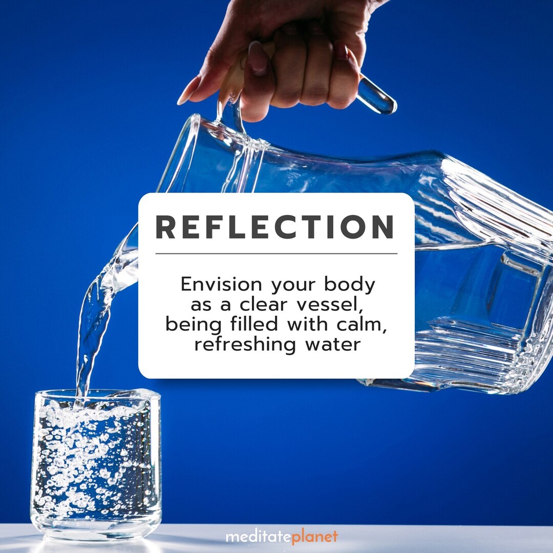 meditateplanet's tweet image. Envision your body as a clear vessel, being filled with calm, refreshing water.

💧🧘‍♀️✨

#InnerCalm #MindfulVisualization #ZenPeace