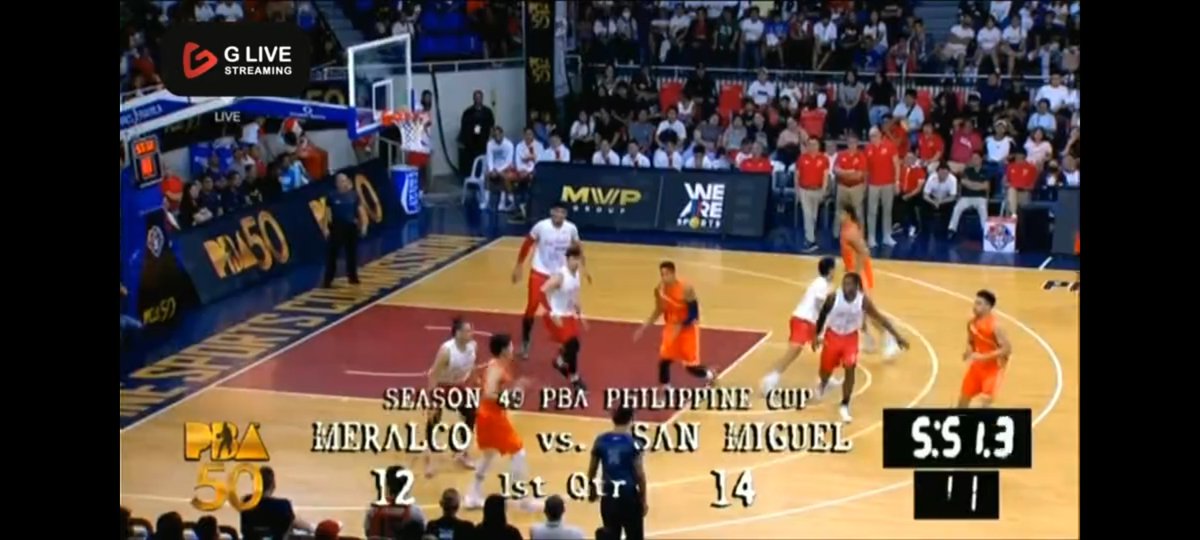 bryanarao's tweet photo. Galing ng PBA. Retro jersey at graphics @pbaconnect #PBA50 https://t.co/a4PSBqwvrI