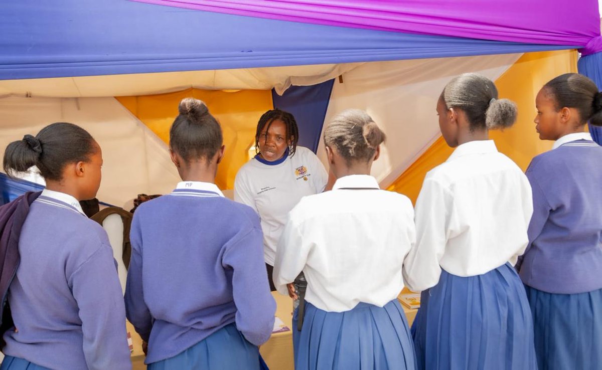 EACCKenya's tweet photo. As part of the ongoing efforts to raise awareness against corruption and educate the youth, the Ethics and Anti-Corruption Commission (EACC) is engaging learners  at the ongoing 63rd Kenya National Drama and Film Festival, taking place in Nakuru County. 

Students trooped in at the EACC booth to learn more about integrity, ethics, and their role in the fight against corruption.  

The Commission through its Department of Education and Public Awareness, engaged the learners and distributed various books and IEC materials.  

The sensitization aims at inculcating values among the learners as a way of enhancing responsible citizenship and promoting intolerance to corruption and unethical conduct.