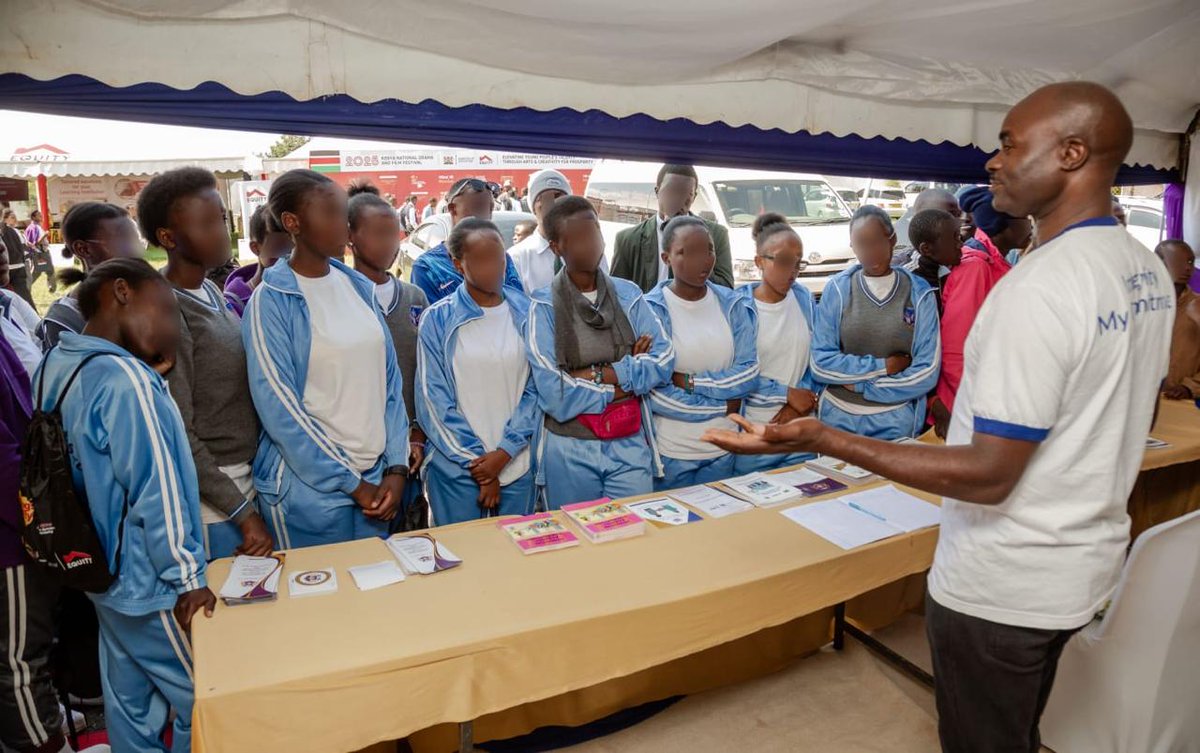 EACCKenya's tweet photo. As part of the ongoing efforts to raise awareness against corruption and educate the youth, the Ethics and Anti-Corruption Commission (EACC) is engaging learners  at the ongoing 63rd Kenya National Drama and Film Festival, taking place in Nakuru County. 

Students trooped in at the EACC booth to learn more about integrity, ethics, and their role in the fight against corruption.  

The Commission through its Department of Education and Public Awareness, engaged the learners and distributed various books and IEC materials.  

The sensitization aims at inculcating values among the learners as a way of enhancing responsible citizenship and promoting intolerance to corruption and unethical conduct.