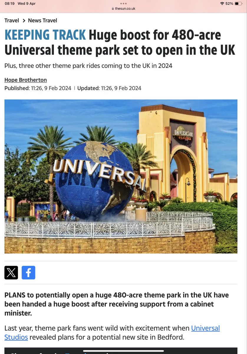 Sue Mitch (@suemitch2017) on Twitter photo <a href="/UKLabour/">The Labour Party</a> BREAKING NEWS:
Thank the <a href="/Conservatives/">Conservatives</a> Despite Labour's economic mismanagement, Universal Studios has committed to investing in Bedfordshire as agreed under the Tories after securing the Land and planning with them👎 You morons can't even give credit where it's due. <a href="/UKLabour/">The Labour Party</a> BREAKING NEWS:
Thank the <a href="/Conservatives/">Conservatives</a> Despite Labour's economic mismanagement, Universal Studios has committed to investing in Bedfordshire as agreed under the Tories after securing the Land and planning with them👎 You morons can't even give credit where it's due.