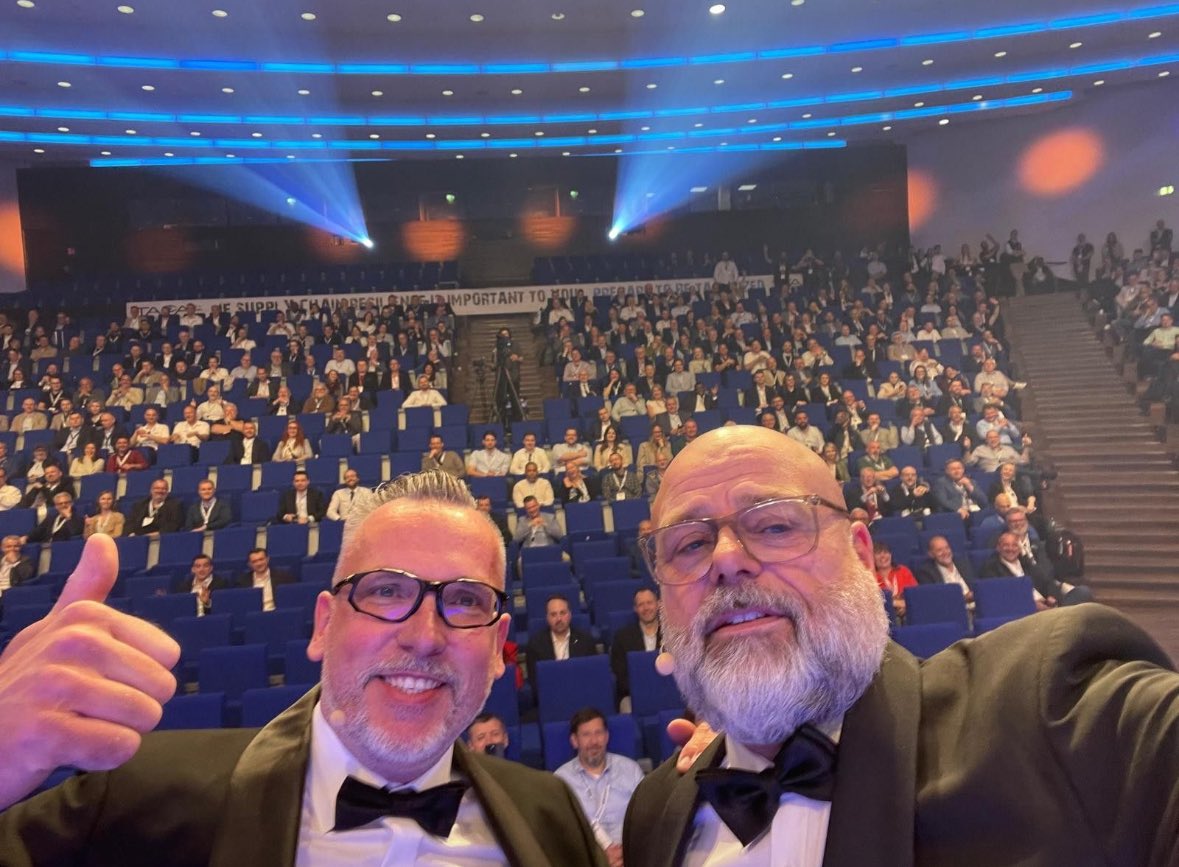 A very stylish President &amp; CEO, Thorsten Neumann, &amp; Chair, Marcel Saarloos, gave a warm welcome to our members joining Day 1 of our 25th Anniversary Annual Conference at the CCD Congress Centre in #Düsseldorf

Their message loud &amp; clear: time to be TOTALLY #TAPARIZED!
