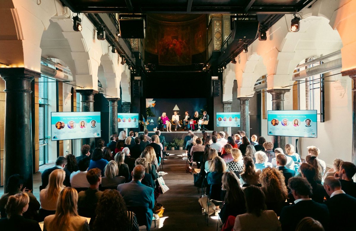 #TentNederland has launched! 🇳🇱 🎉

Around 100 attendees – representing the 40+ member companies, other businesses, public authorities, and NGOs – came together to signal their intent to do more to support refugee hiring! 🤝 🧡

Join us! tent.org/nederland/