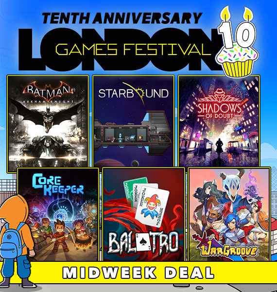 Chucklefish (@chucklefishltd) on Twitter photo Our titles are now up to a WHOPPING 70% off in the <a href="/londongamesfest/">London Games Festival</a> on Steam! 🤯
⚔️Wargroove - 60%
🧑🚀 Starbound - 60%
🔗bit.ly/Steam_CF Our titles are now up to a WHOPPING 70% off in the <a href="/londongamesfest/">London Games Festival</a> on Steam! 🤯
⚔️Wargroove - 60%
🧑🚀 Starbound - 60%
🔗bit.ly/Steam_CF