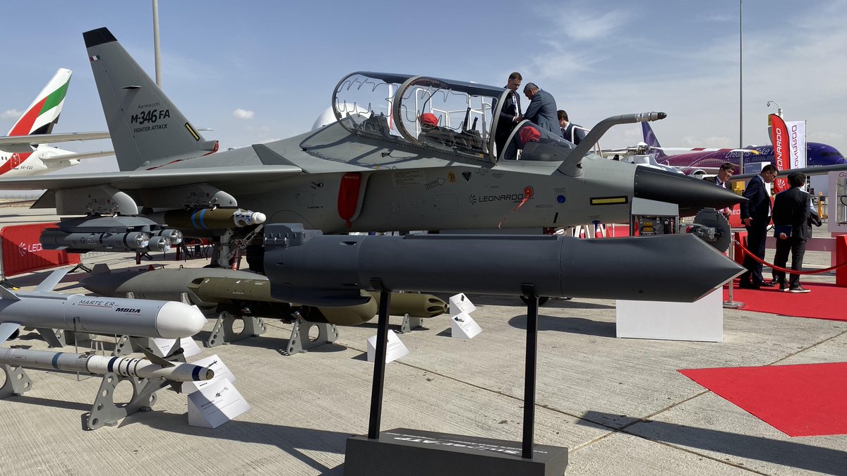 instinct_iron's tweet photo. Italy's Leonardo defends its M-346 jet trainer against British tabloid claims of Russian design origins. 🇮🇹✈️ Despite historical collaboration with Yakovlev, Leonardo emphasizes the M-346's European development, adhering to NATO standards. PM Starmer guarantees no Russian influence in future Red Arrows jets. #DefenseNews #AviationIndustry