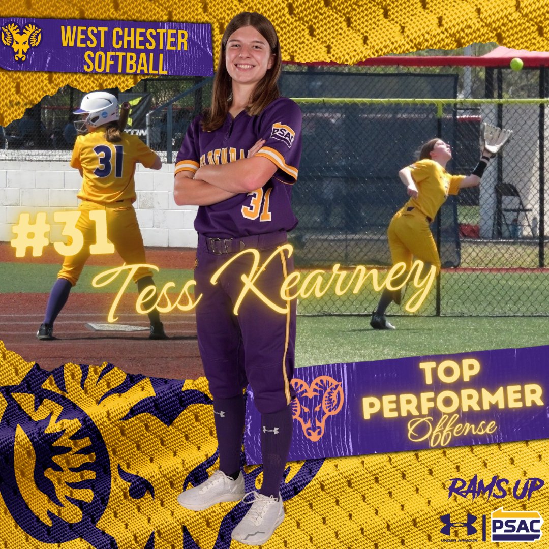 WestChesterSB's tweet photo. Going 2 for 3 with a 2 RBI Double and 1 Run scored, our Offensive Top Performer in our Game 2 Win over Mansfield is Tess Kearney.
#TESStthelimits #fightforthatfeeling https://t.co/8hFBG3YZ2J