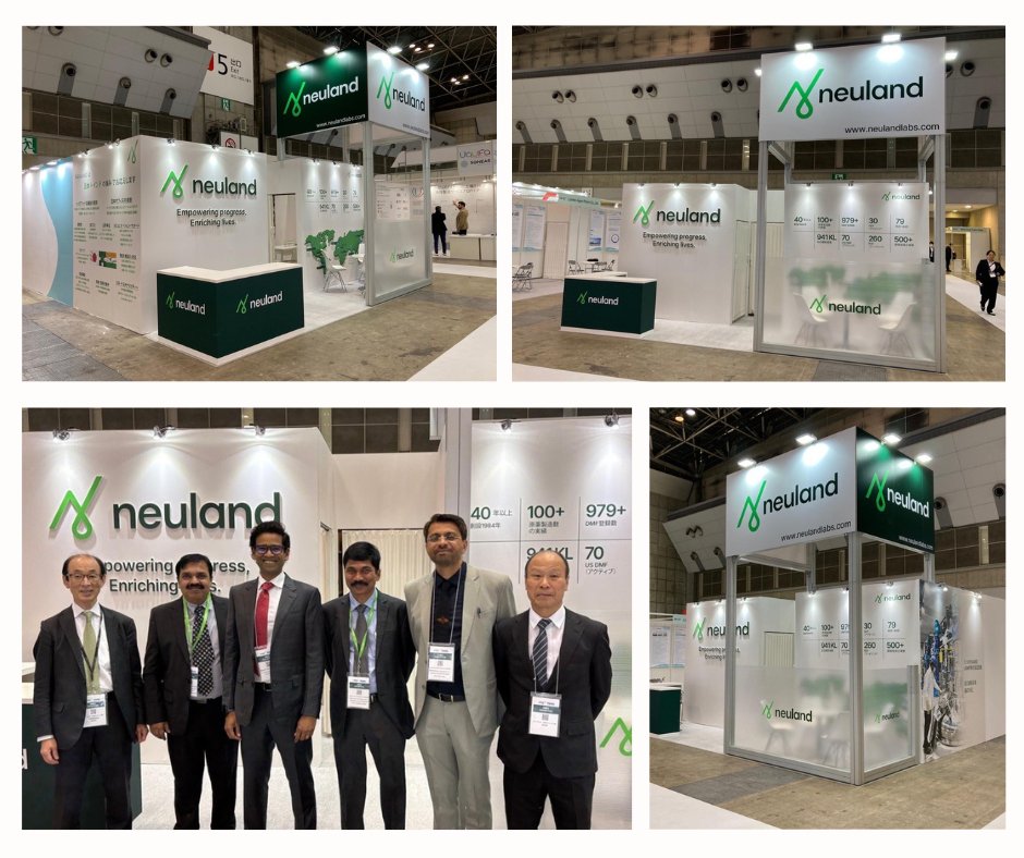 NeulandLabs's tweet photo. We are live at CPHI Japan!
Visit us at Booth # 5K-08 to meet our senior leadership team and learn more about Neuland can support you in advancing drug development cycle.
See you there!
#CPHIJapan #NeulandLabs #PharmaAPI #CDMO https://t.co/C1qlFkBWK9