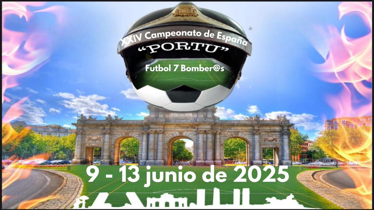 ASELFcomunica's tweet photo. Ver la nueva publicación XXIV CAMPEONATO DE ESPAÑA FÚTBOL 7 PARA BOMBER@S
Publicada por ASELF
Desde el Club Deportivo de Bomberos del ...
https://t.co/rggjGQkpWS
#aself #bomberas #bomberos #campeonato #españa #madrid https://t.co/YGFdP1Td3Y