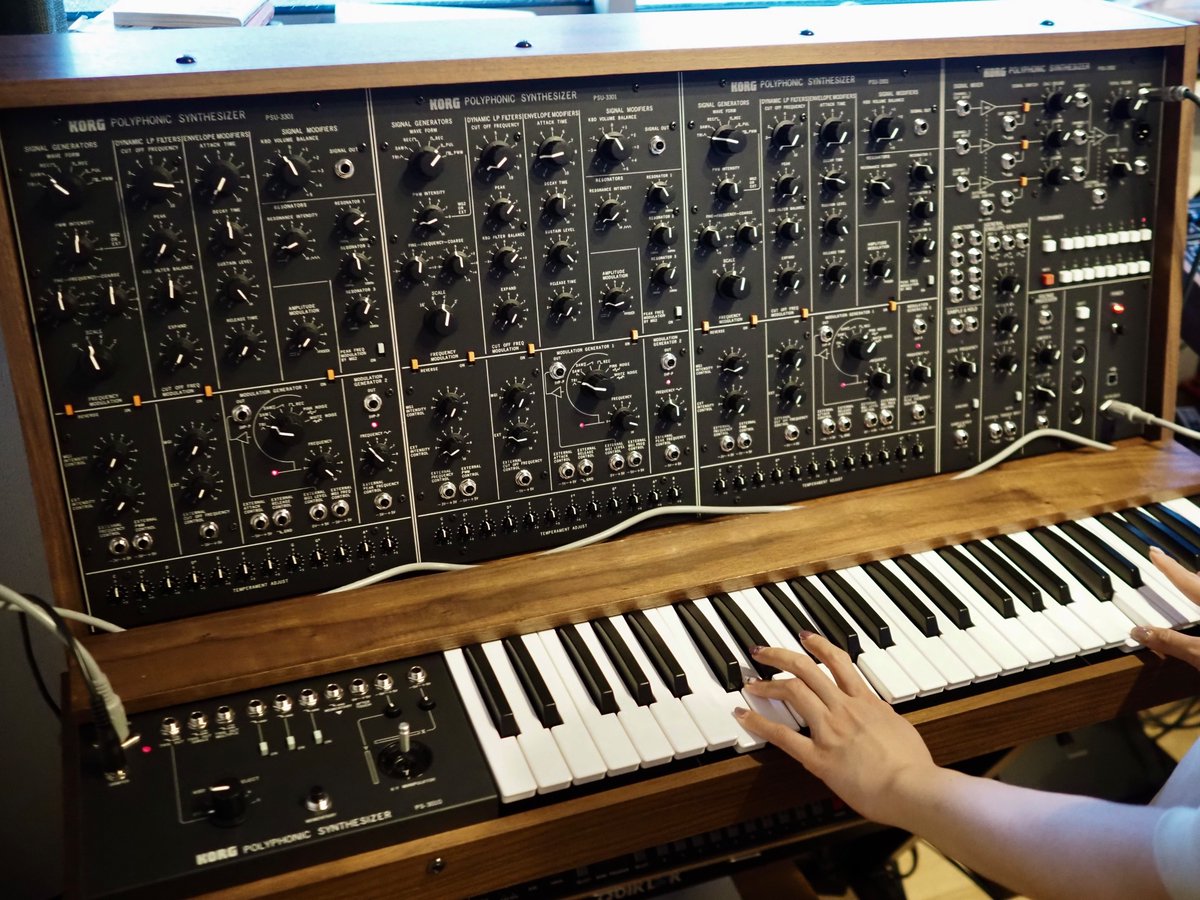 YutaBandoh's tweet photo. 本日より 遂にKORG PS-3300FS をお迎え。末長くよろしくお願いいたします。@korg_inc #korg #ps3300fs #ps3300