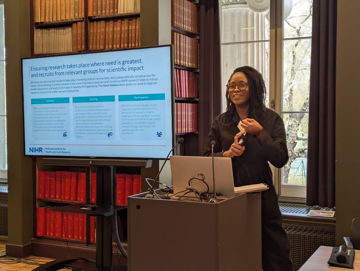 Heart Surgery Priority Setting Partnership (@heartsurgerypsp) on Twitter photo Dr Esther Mukuka, Head of NIHR Research Inclusion delivering her presentation on widening participation of under-served communities in research <a href="/RCSnews/">The Royal College of Surgeons of England</a> <a href="/SCTSUK/">SCTS UK</a> <a href="/heartresearchuk/">Heart Research UK</a> <a href="/CIRNetwork/">Cardiothoracic Interdisciplinary Research Network</a> <a href="/TheBHF/">British Heart Foundation</a> Dr Esther Mukuka, Head of NIHR Research Inclusion delivering her presentation on widening participation of under-served communities in research <a href="/RCSnews/">The Royal College of Surgeons of England</a> <a href="/SCTSUK/">SCTS UK</a> <a href="/heartresearchuk/">Heart Research UK</a> <a href="/CIRNetwork/">Cardiothoracic Interdisciplinary Research Network</a> <a href="/TheBHF/">British Heart Foundation</a>