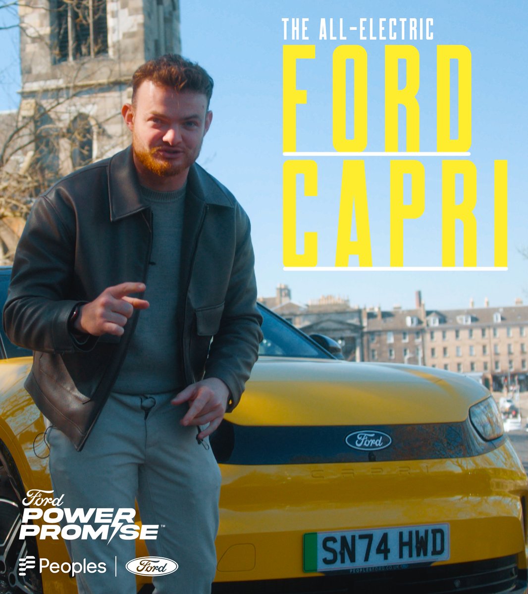 A sports car soul but a practical SUV. We introduce the New All-Electric Capri. Join us as we get behind the wheel with Josh Coates to experience the distinctive Ford Capri: bit.ly/PeoplesAllElec… #PowerPromise #FordCapri
