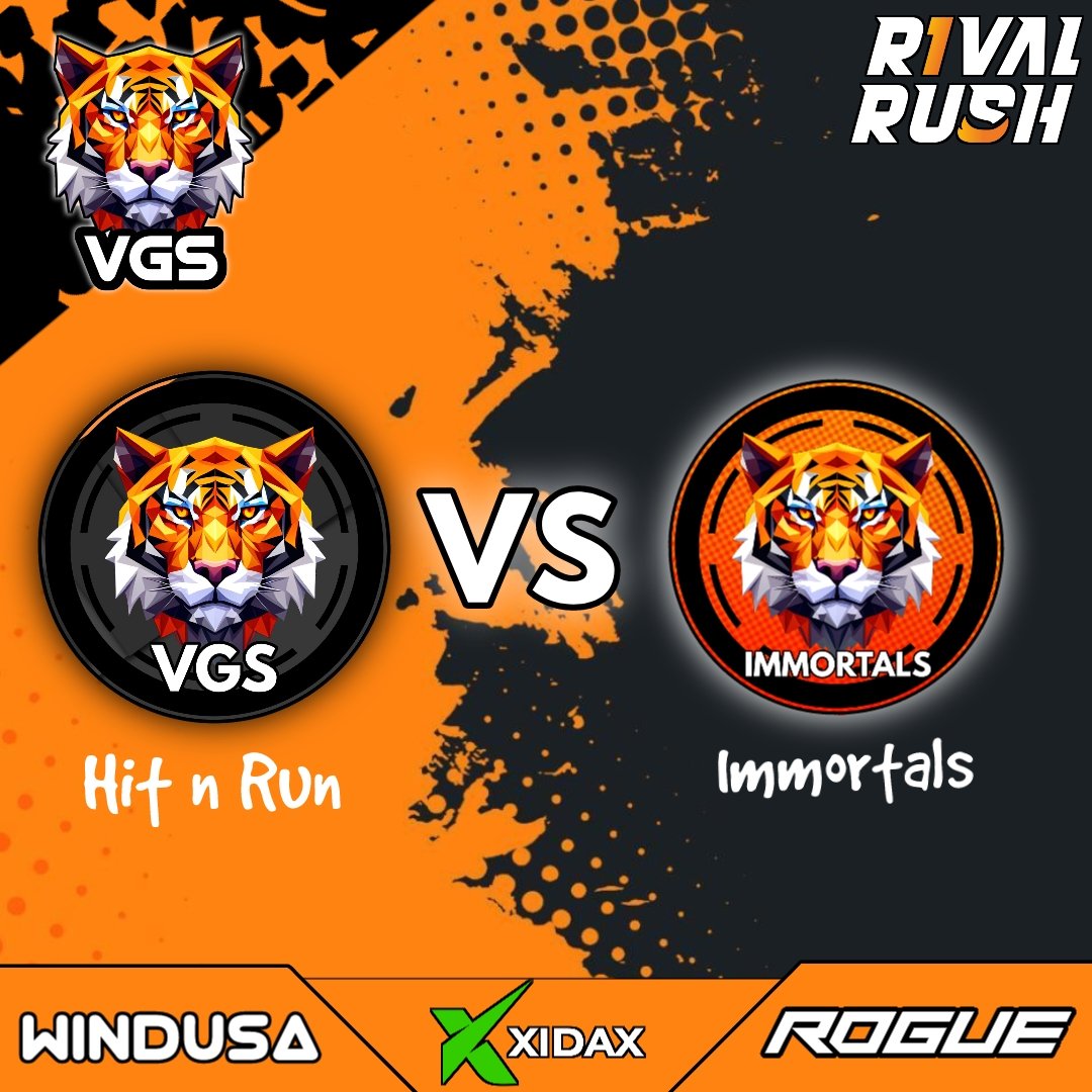 DERBYTIME! 🔥
Hit n Run vs Immortals. Wer holt sich die Punkte? Eines steht fest, sie sind auf jeden Fall im Besitz von VGS! 🔥🐯
🔸️
RIVAL RUSH D5
🆚️ Hit n Run VS Immortals
🗓 10.4.25
🕑 19:00
🎙 Amarox
🔴 twitch.tv/vgs_esports 
🔸️
#vgs #vgsesports #rocketleague #rr
