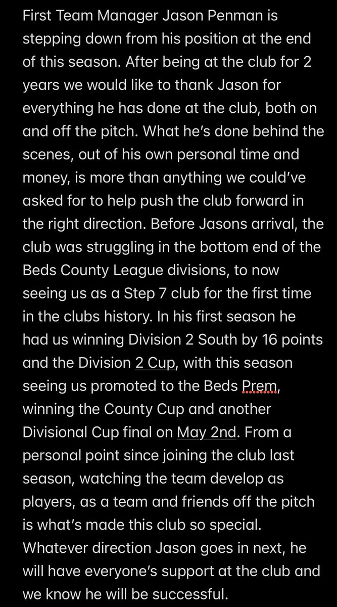 StopsleyUnited's tweet photo. CLUB STATEMENT https://t.co/ICogsVN6OW