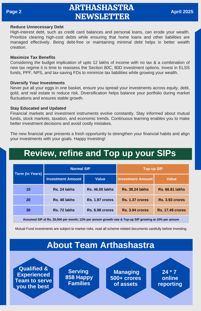ArthashastraInv's tweet photo. Fresh Year, Fresh Finances: Arthashastra Newsletter – April 2025 Edition

#NewFinancialYear
#ArthashastraApril
#PlanGrowProsper https://t.co/rYhIh2FHa9