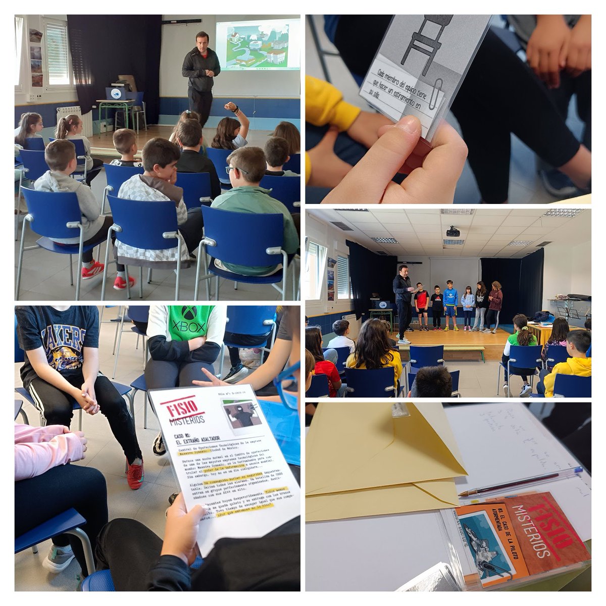 Continuamos con la semana de la salud, hoy con la campaña de <a href="/CPFCYL/">CPFCYL</a> 3º "Misión: Salvar La Tierra", la importancia del ejercicio y la postura. 6º "FisioMisterios" un desafío colaborativo donde han resuelto retos sobre el bienestar físico, el descanso y la prevención de lesiones.