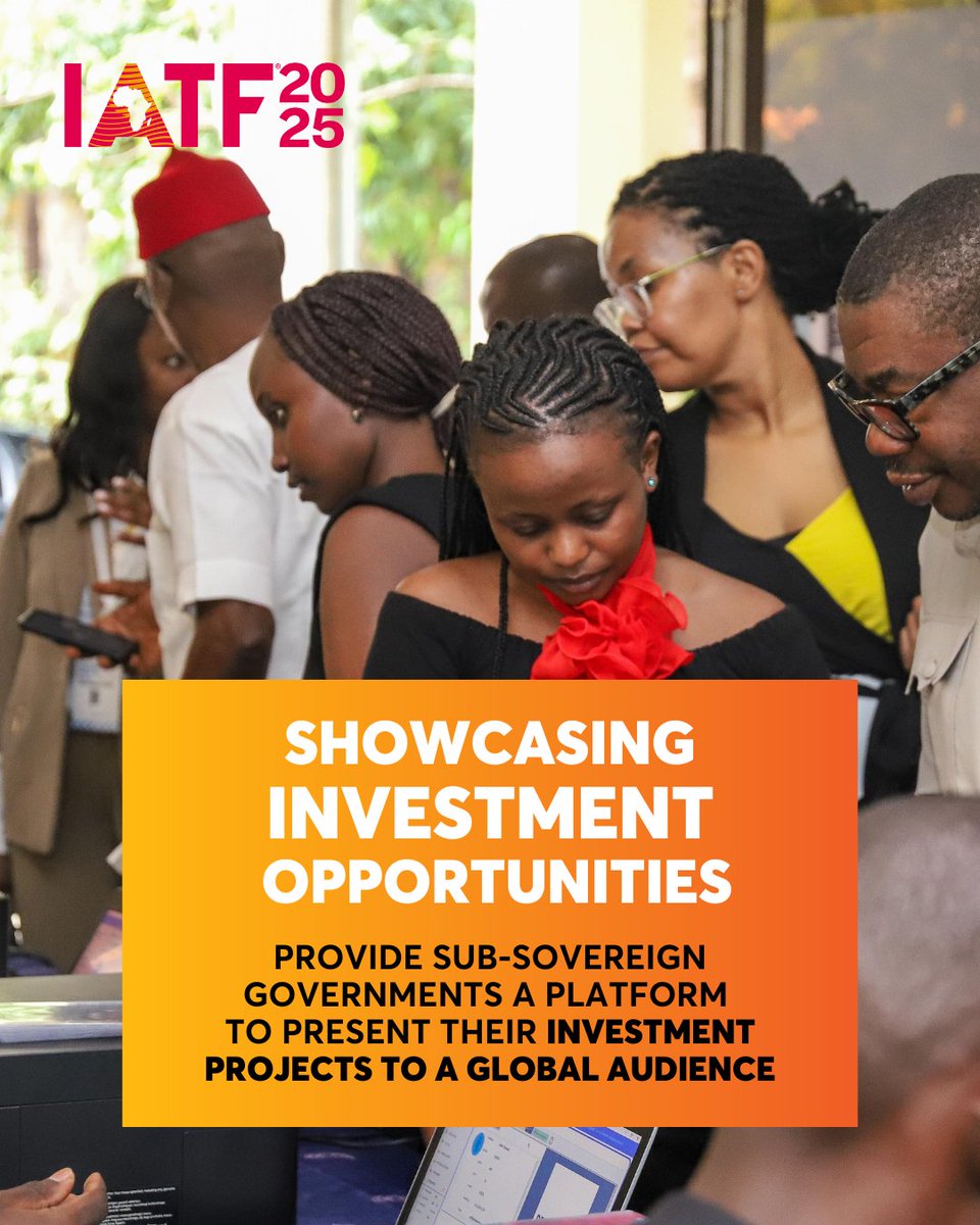 iatf2027's tweet photo. The next AfSNET conference will be at #IATF2025!

The African Sub-Sovereign Government Network (#AfSNET) was launched by @Afreximbank in 2021 as a platform to empower African sub-sovereign governments to drive intra-African trade, investment, and industrialisation.

Sign up to #IATF today 👉 [Link in bio]

#Afreximbank #TradeAndInvestment #AfricanEconomy #AfCFTAMarketPlace