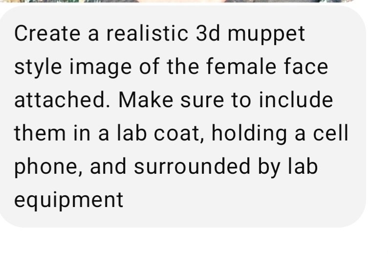 Mrs_Zimmerman's tweet photo. Tried that action figure package image on ChatGPT! I think I'm going to use this as my opening for our new teacher training at the start of next School year. 

I replaced the action figure with a muppet prompt! See images for prompt.

#chatgpt4o https://t.co/yzEi1dhVuk