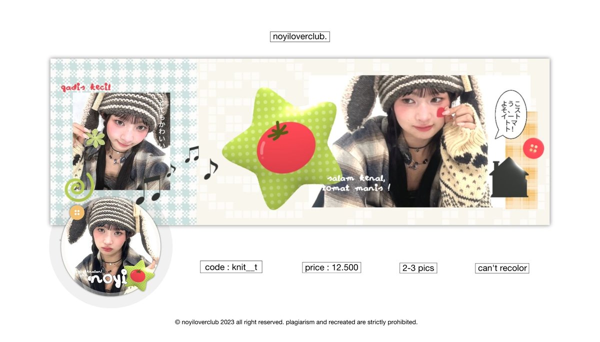 houseofdollie's tweet photo. ㅤㅤ
⭐️ boleh bantu retweet? maaci 🥦 #zonauang 

おやすみ! ... 👩🏻‍🌾 yuk kenalan sama katalog layout baru aku- namanya <knit__t> kalau ada kesamaan dengan ba lain, bisa dm aku yaa ♡ noyi juga sedang mencari kinci untuk layout inii, boleh drop foto imup kalian ia! 🍅🪡˖ ࣪⊹
ㅤㅤ https://t.co/uUxYNZ0t9x