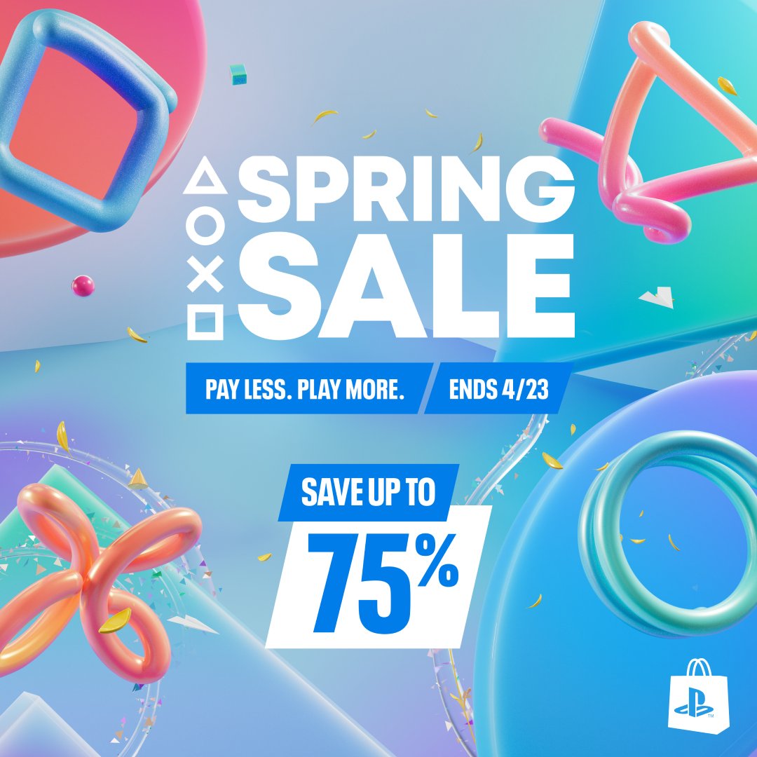 New games join the PlayStation Store Spring Sale today 🌱 Including: 

🤖 Astro Bot
⚽ EA Sports FC 25
🥷 Ninja Gaiden Black

…and more play.st/424t53D