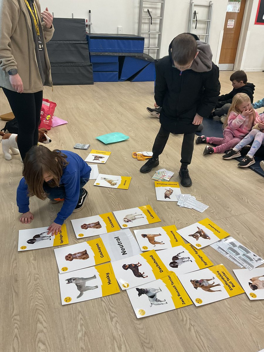 MrswhiteY6's tweet photo. Thank you to Amy from @DogsTrust for our brilliant workshop at holiday club. @AlthorpeKeadby https://t.co/oaeqVfpmd7