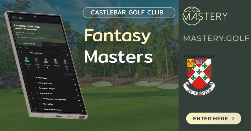 walshy_c's tweet photo. 🏌️ I built this for the Masters for @Castlebargolf, open to all until Thursday afternoon!

Enter Here ➡️ https://t.co/uGJSlG9Jpf
