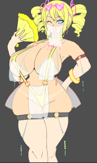 配色完了 今から原画 