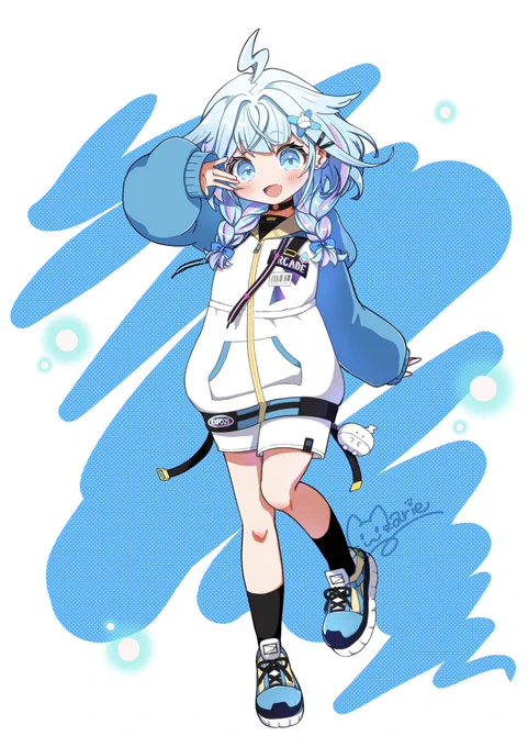 桃鈴ねね様初めまして!イラストレーターのまりーと申します。元気でかわいい女の子を描くのが得意です。どうぞよろしくお願いします!