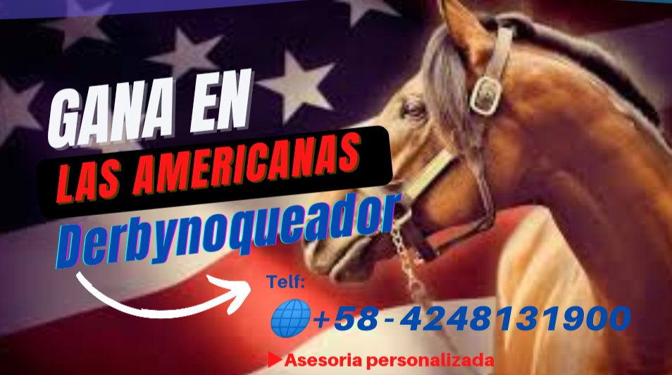 DerbyNoqueador's tweet photo. Recibe inf y asesoría efectiva en las #AmericansRacing en pocos intentos nuestras alternativas hacen la diferencia.
Contactanos:
https://t.co/uGllyKCGzX https://t.co/RePfvuE0wO