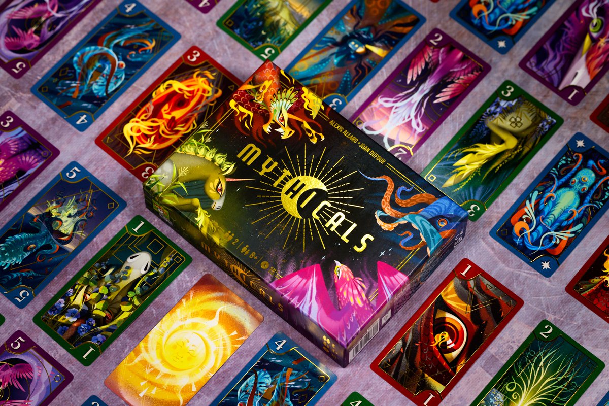 Asmodee_es's tweet photo. ¿Una partida antes de cenar?
Mythicals es esa opción perfecta para aquellos que necesitamos jugar cada día un poquito. Una partida ligera, relajada, con componentes preciosos y que se puede jugar en una pequeña mesa de salón.
#mythicals #twoplayers #fantasy #cards https://t.co/3k2ol5gYXb