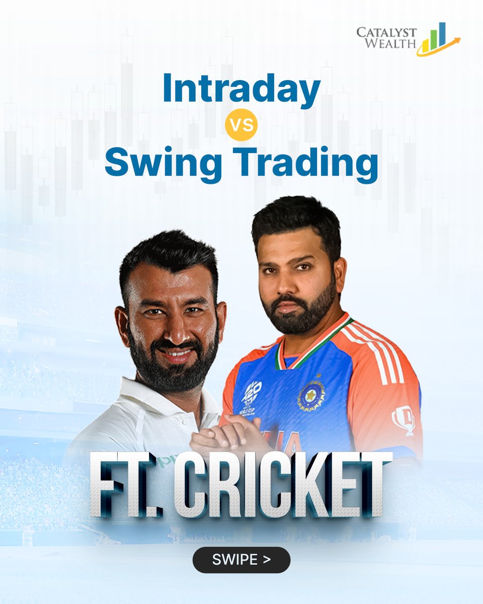CatalystWealth1's tweet photo. Cricket &amp; trading have a lot in common! 🎯
Which one matches YOUR style? Comment "⚡T20" for Intraday or "⏳Test" for Swing!

#catalystwealth #stockmarket #trading #trader #trading #stockmarket #stocks #stocktrading #options #optiontrading #money #cash #investor https://t.co/7Ddw7ou3tu