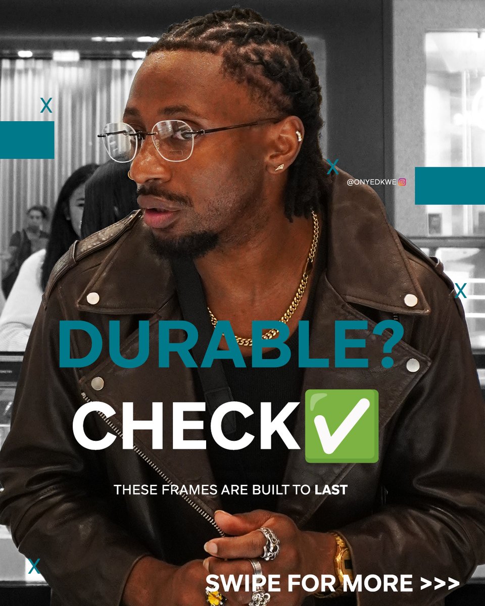 1001Optometry's tweet photo. When fashion meets function—our Premium, Boutique-crafted eyewear...
just got a VIP stamp of approval!

>> Swipe to see why these influencers are obsessed.

(hint: it’s the well-designed frames, durability, and that stylish fit!)
#1001optometry #detailsarebeautiful  #optometry https://t.co/ul2M4AmmIt