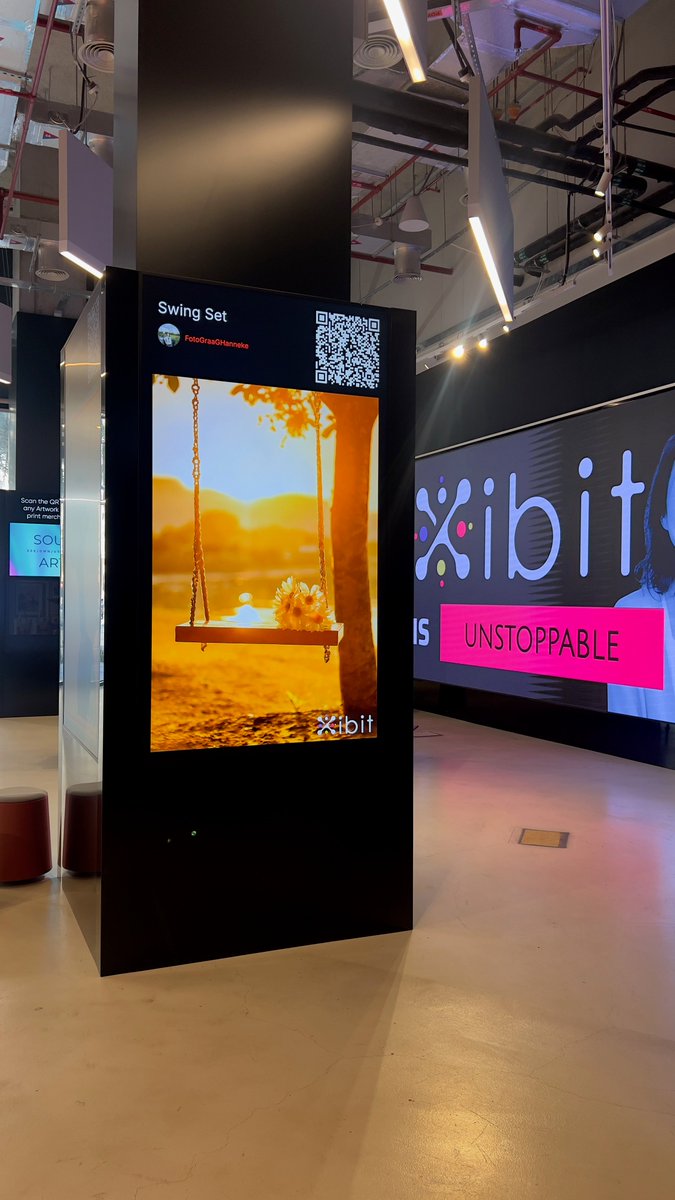 Hanneke Duifhuize (@fotograagh) on Twitter photo Unstoppable, honored and proud! That's how it feels, seeing my Art "Swing Set" in the Exhebition from <a href="/Xibit_App/">Xibit</a> in the Mondoir Gallery in Dubai.
Thank you <a href="/techbubble/">Nik Kalyani (🎨🔴💜)</a> and <a href="/L1Vitruveochain/">Garfield @vitruveochain</a> for making this happen!!
<a href="/pamvoth/">Pam Voth</a> thank you for the photos🩵 Unstoppable, honored and proud! That's how it feels, seeing my Art "Swing Set" in the Exhebition from <a href="/Xibit_App/">Xibit</a> in the Mondoir Gallery in Dubai.
Thank you <a href="/techbubble/">Nik Kalyani (🎨🔴💜)</a> and <a href="/L1Vitruveochain/">Garfield @vitruveochain</a> for making this happen!!
<a href="/pamvoth/">Pam Voth</a> thank you for the photos🩵