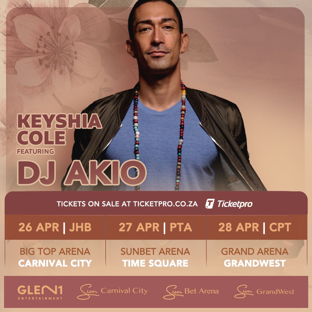 glen21ent's tweet photo. Say hello to your opening acts for Keyshia Cole: Live in South Africa! 🚨

@elaineofficial_, @Akio_Kawahito and @DJNkosh2000_ are ready to help make all three nights an unforgettable experience 🤩

Get your tickets now via @TicketProSA 🎫 https://t.co/uTX8vsj3mK