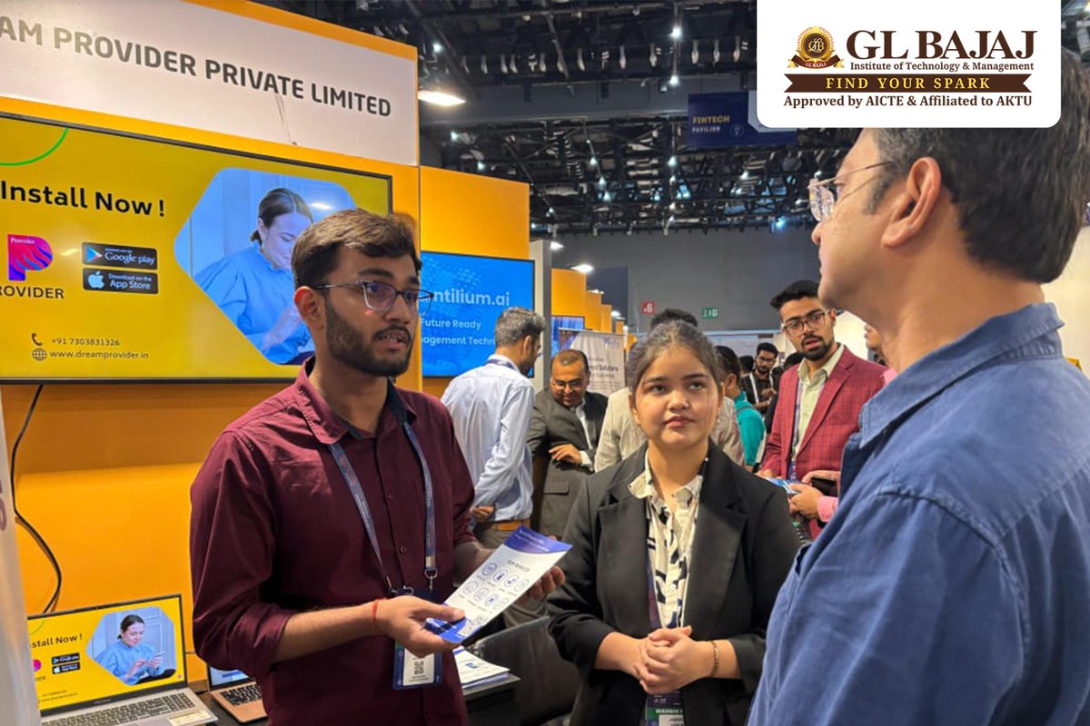 glbajaj's tweet photo. #GLBajaj startups made a powerful impact at Startup Mahakumbh 2025 - India’s grandest celebration of innovation and entrepreneurship held at Bharat Mandapam with 6 startups.

#StartupIndia #DepartmentofScienceandTechnology #StartinUP #GovernmentofIndia #GovernmentofUttarPradesh https://t.co/V17p6tabDW